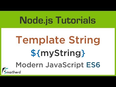 JavaScript Template String String Interpolation in ES6 Use Back Ticks 2 7