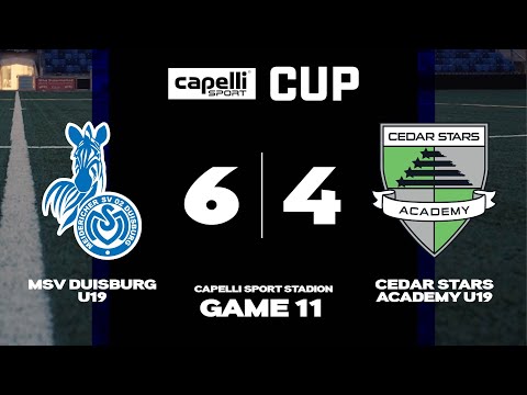 Game 11 - MSV Duisburg U19 vs Cedar Stars Academy U19 (1st half)