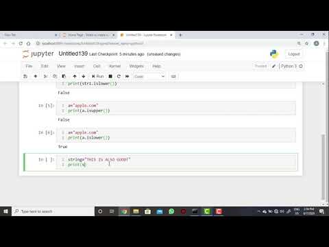 104 Python String Isupper Islower Methods