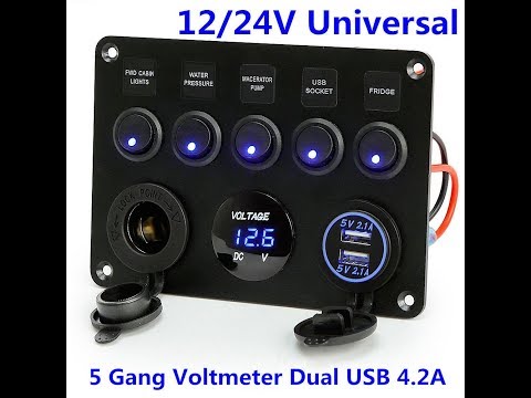 HOW TO WIRE A VAN SWITCH PANEL (RV)