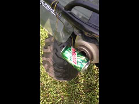Cheap atv exhaust mod