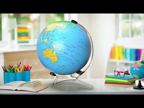 RAVENSBURGER 3D dėlionė 540 dalių (apvali ) gaublys, 12436 video
