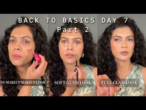 Day 6 PART 2 FULL GLAM LOOK TUTORIAL |BACK TO BASICS DAY 6|PRATIBHA