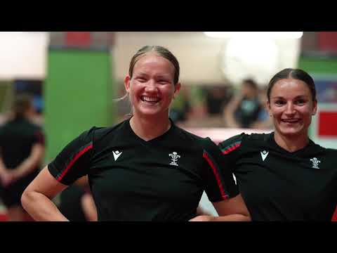 WRU Wales Women Gymnastics session