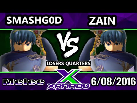 S@X 153 SSBM Losers Quarters - SmashG0D (Marth) Vs. Zain (Marth)