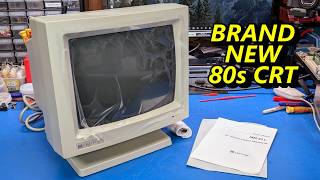 "Nnew old stock" monochrome monitor from 1986 (Sceptre MM-211)