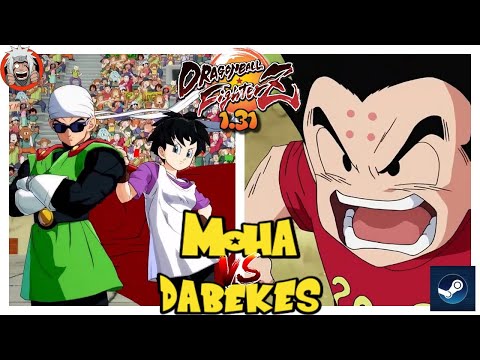 DBFZ Moha vs dabekes (SuperBaby2, Zamasu, Videl) vs (GogetaSSB, Jiren, Krillin) Ver 1.31