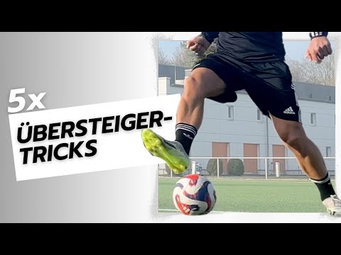 Lerne 5 Übersteiger Fußballtricks (Tutorial!)