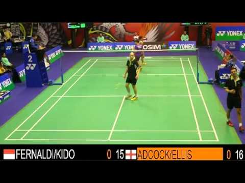 QF - MD - C.ADCOCK / A.ELLIS vs G.M.FERNALDI / M.KIDO - 2013 Hong Kong Open