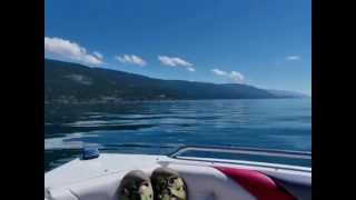 preview picture of video 'Flathead Lake boat ride Part 2 of 2 - Bigfork to Woods Bay'