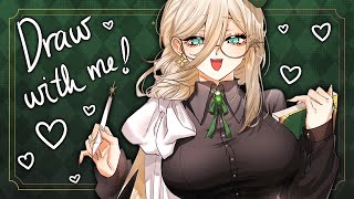 Draw with me! (I will likely draw pretty anime boys again tee hee) 【NIJISANJI EN | Aia Amare 】