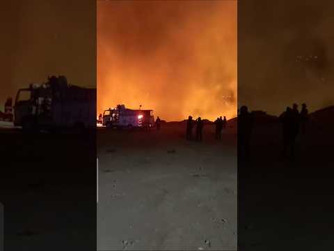 Incendio en el relleno Municipal, final de la 5ta. calle de la zona 3 de Totonicapán, Guatemala 2026