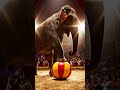 Giant Elephant S Incredible Balance Act Amazing Circus Skills Funny