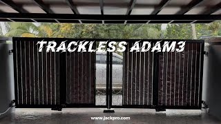 Trackless Autogate ADAM3 installed on Steel Frame Folding Gate