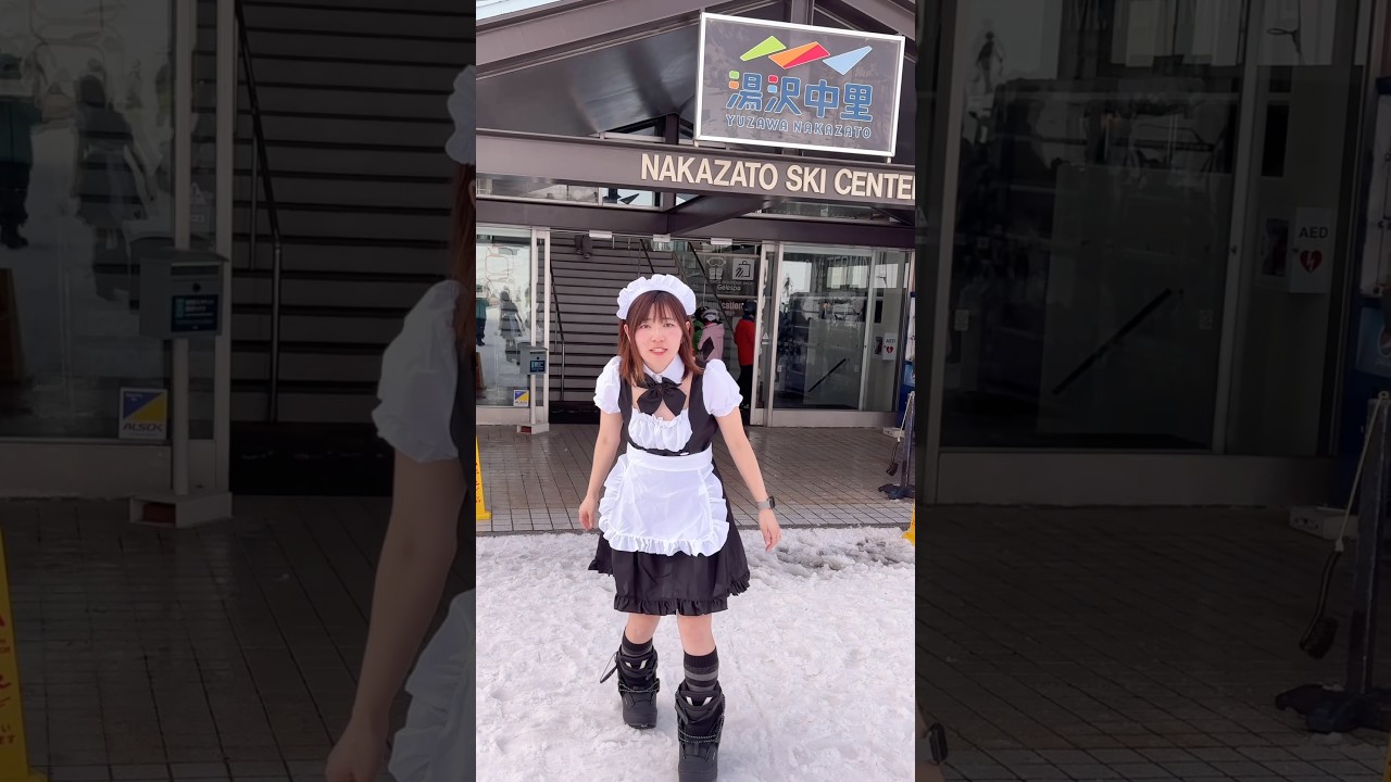 ドッキリ仕掛けられてまさかのメイドコスプレ