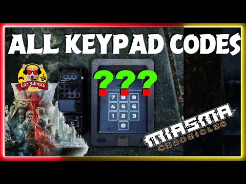Miasma Keypad Code