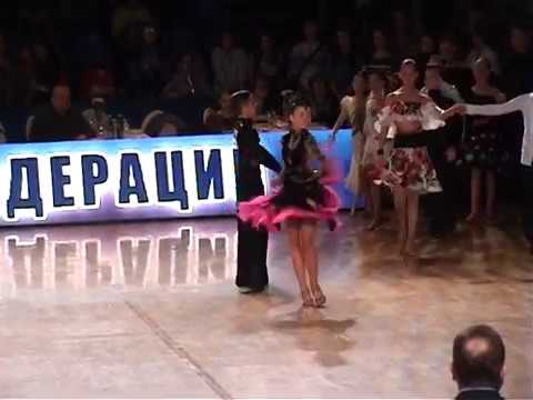 Daniil Kharin & Stefaniya Bakaeva, Rumba, 1/2,  Junior I Latin, Russian Champ - 2017