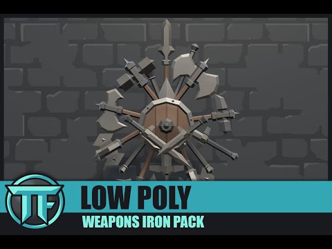 TitanForge Low Poly - Weapons Iron