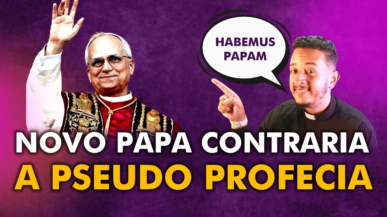 CATÓLICOS TÊM NOVO PAPA E FALÁCIA PROTESTANTE CAI POR TERRA // VIVA PAPA LEÃO XIV