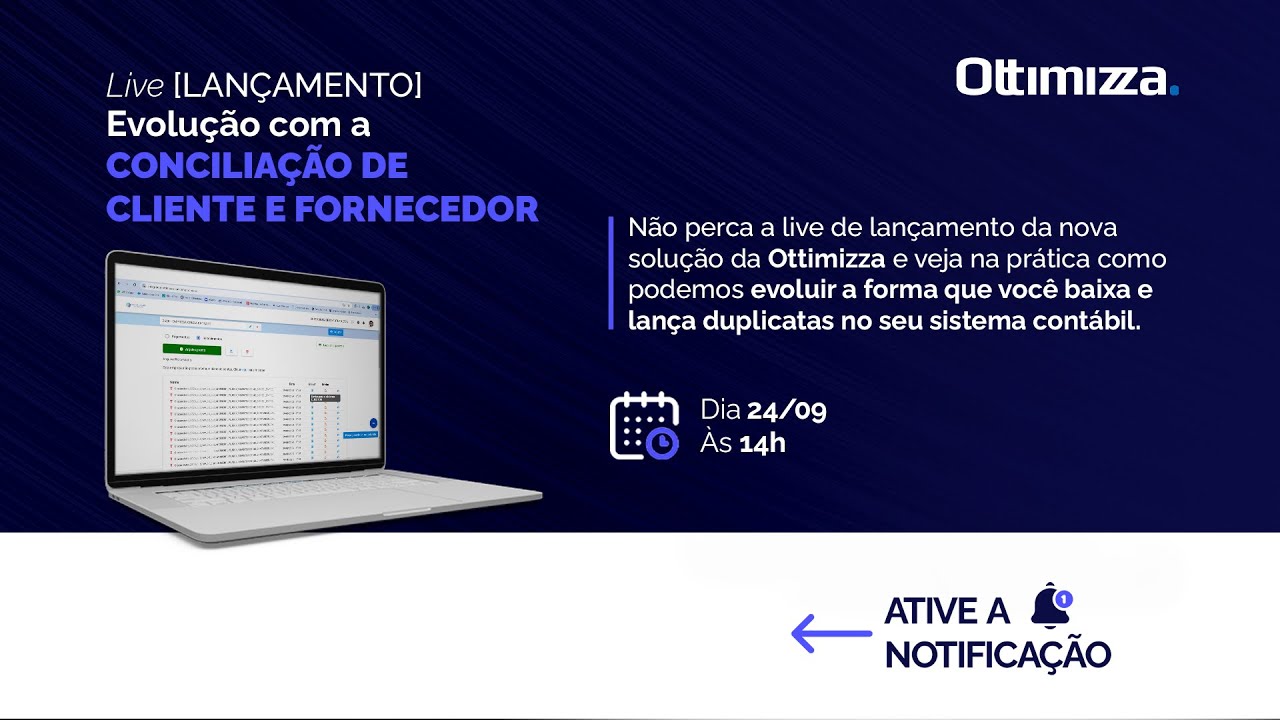 Live Lançamento | Evolução com Conciliação de Cliente e Fornecedor