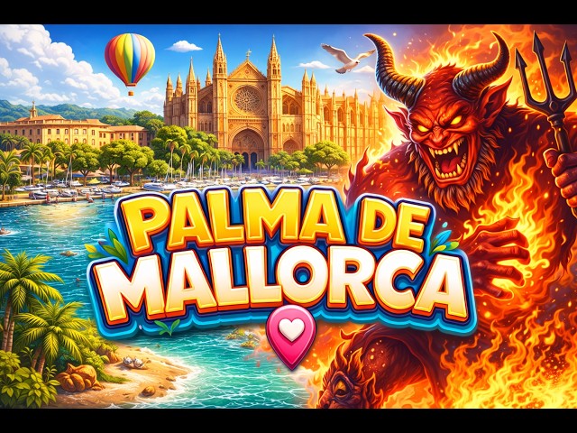 Vídeo relacionado con Mallorca 2026 Colorido | Vacaciones Sudadera con Capucha