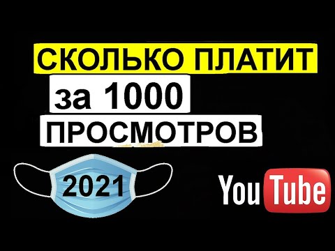 Сколько платит Ютуб за 1000 просмотров 2020