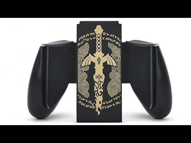 Vídeo relacionado con Agarre cómodo Joy-Con de PowerA para Nintendo Switch - Master Sword deteriorada