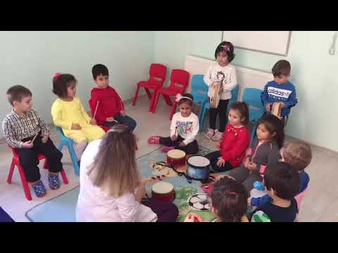 Okul Öncesi Haydi Çalgını Çal ritim enstrumanlarıyla