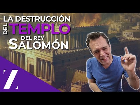 The destruction of King Solomon's temple, the temple of Jerusalem.