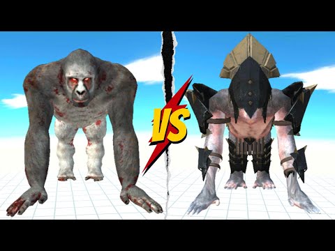 Old Goro The Giant vs  Goro The Giant Overlord | 5 rounds - Animal Revolt Battle Simulator