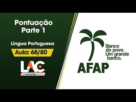 AFAP - Aula Grátis - 68/80 - Pontuação - Parte 1