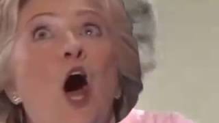 Hidden camera footage of Hillary Clinton's fall in London!
