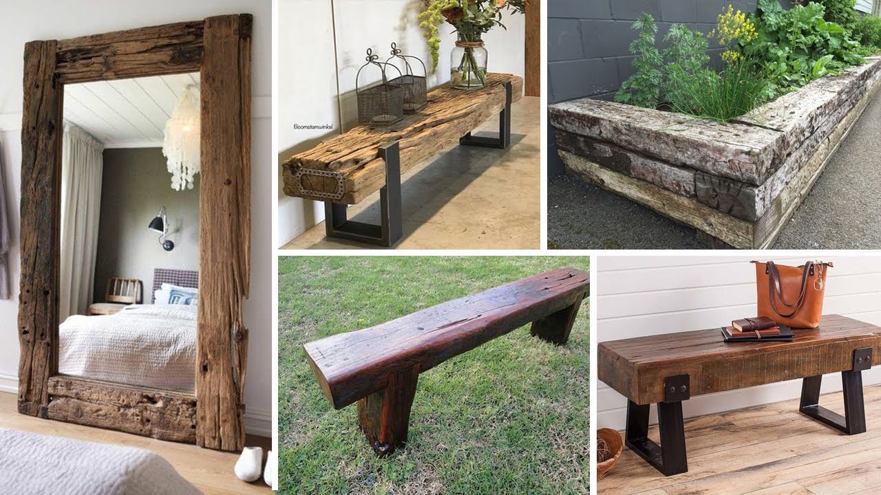Watch video Railway Sleeper Decoration Ideas For Indoor And Outdoor Now Railway Sleeper Decoration Ideas For Indoor And Outdoor