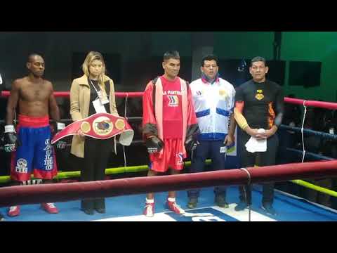 Richard "La Pantera" Moray boxeo campeon sudamericano