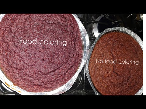 How To Make Sorrel Fruit Cake |No food coloring vs Food coloring