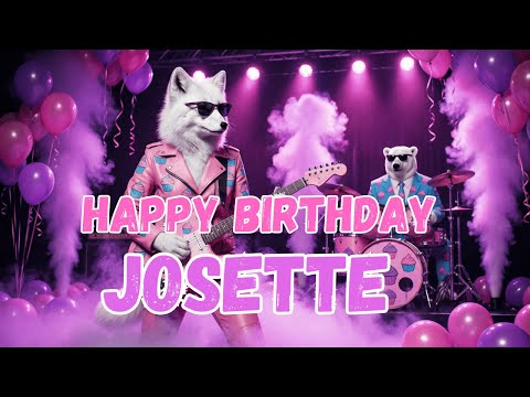 JOSETTE Happy Birthday Song - Happy Birthday to Josette
