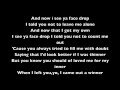 Sean Kingston- Face Drop- Lyrics 