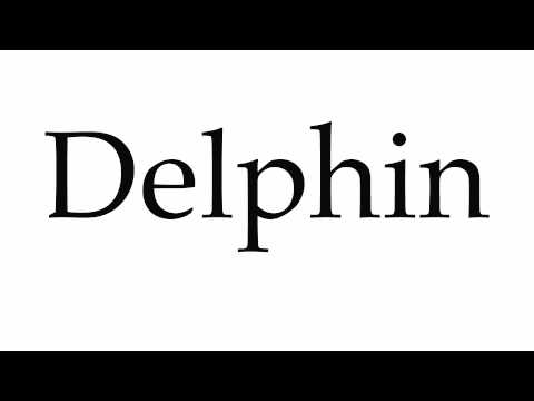 How to Pronounce Delphin