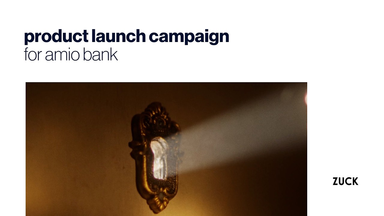 Product launch campaign for Amio Bank
