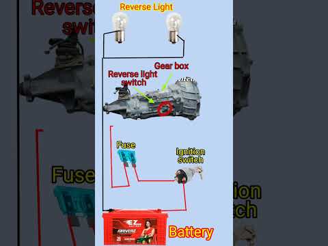 Reverse light switch connection/how to connect a reverse light switch/location reverse light switch