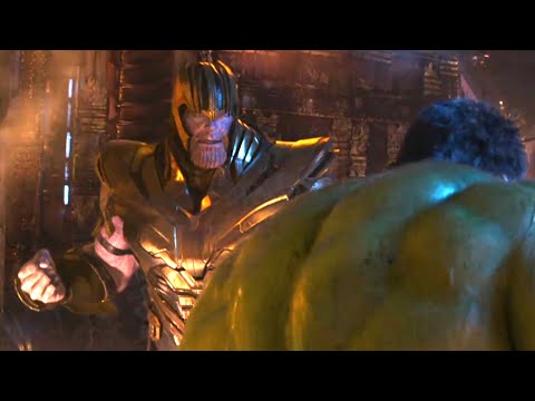 Avengers Infinity War - HULK vs THANOS | Full Fight Scene HD Bluray