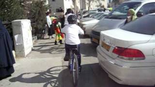 preview picture of video 'Shushan Purim Bike Ride in Jerusalem'