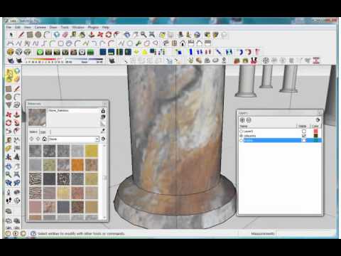 Прием текстурирования в SketchUp