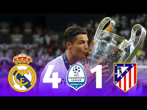 Real Madrid - Atletico Madrid 4×1 Champions League Final 2014 high quality 1080p Arabic commentary