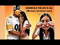 DÁNDOLE CELOS A ALI CON LUCIANO😱!broma termina mal!