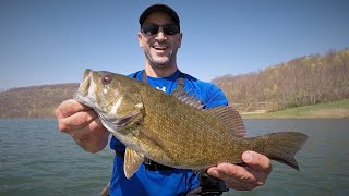 KILLER Fluke Rigging Tip/Technique For Shallow Spring Bass (Smallmouth Bass Fishing)