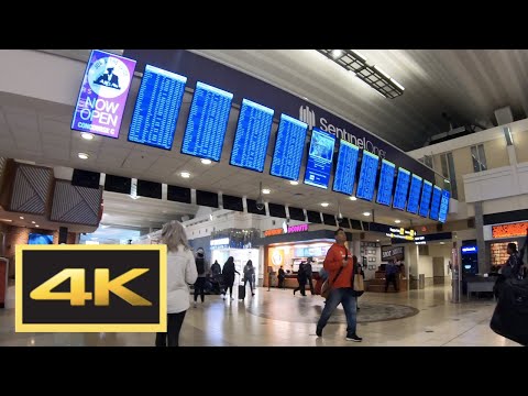 Passeio a pé pelo aeroporto americano em 4K: Aeroporto de Minneapolis, St. Paul (MSP)