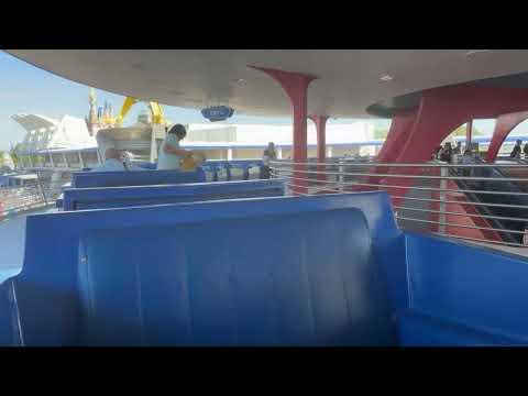 Space Mountain with lights on!! | full People Mover ride-along