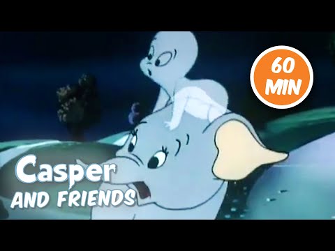 Big and Ghoul | Casper the Friendly Ghost | 1 Hour Compilation | Cartoons for Kids