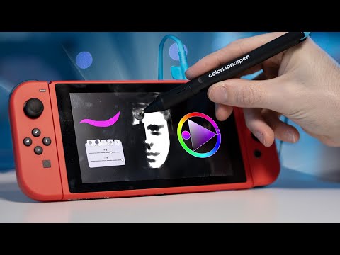 Part of a video titled This thing lets you Draw on the Nintendo Switch - YouTube